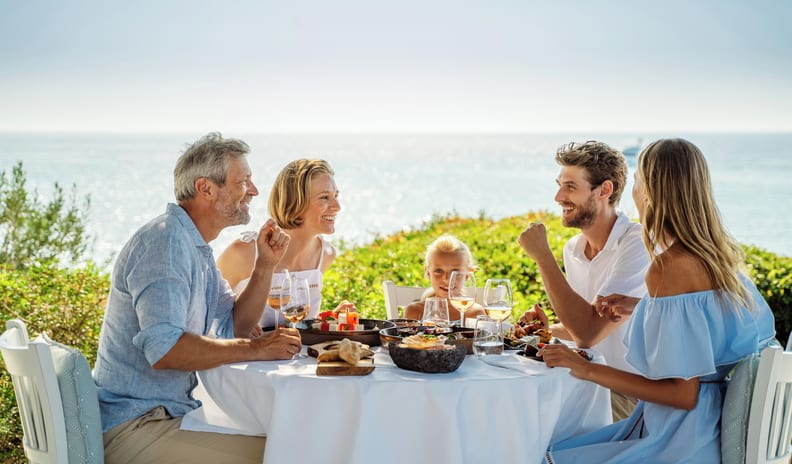 Family Dining at Ouzerie Restaurant